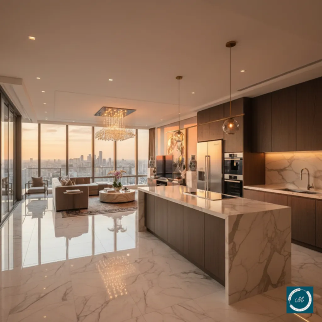 มุมมองภายในของคอนโด